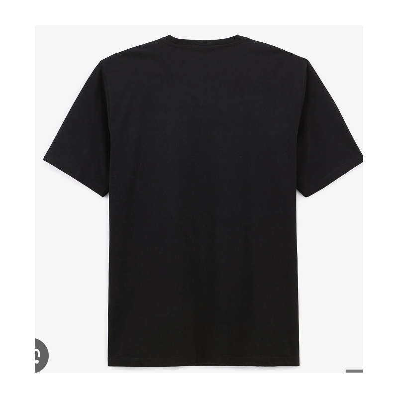 Tee-Shirt Noir simple 100% coton